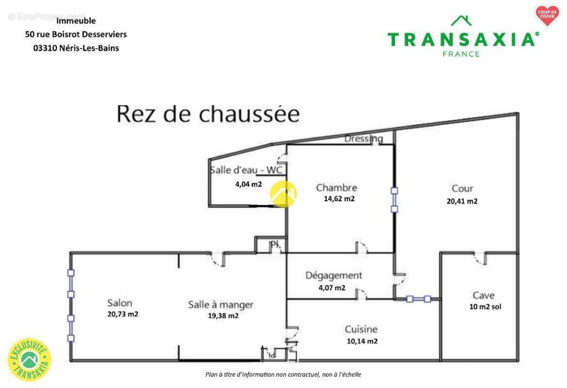 Appartement à NERIS-LES-BAINS