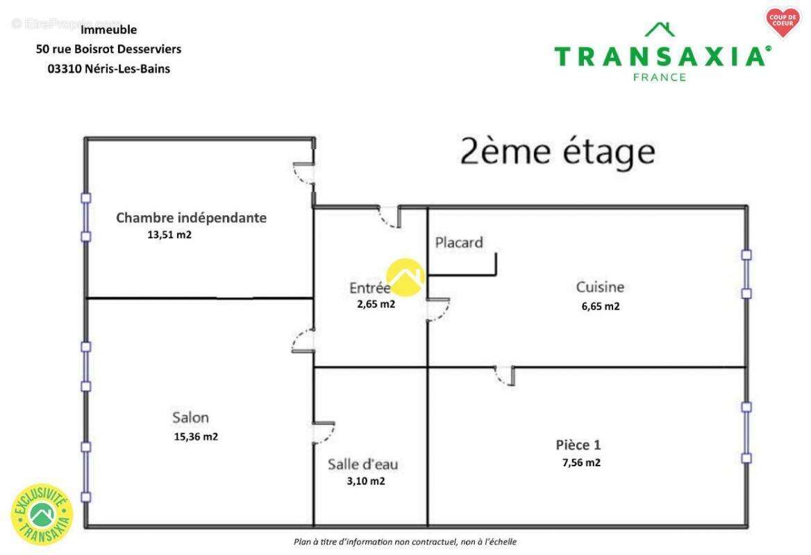 Appartement à NERIS-LES-BAINS