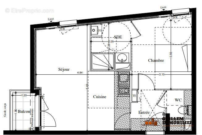 Plan  - Appartement à AVIGNON