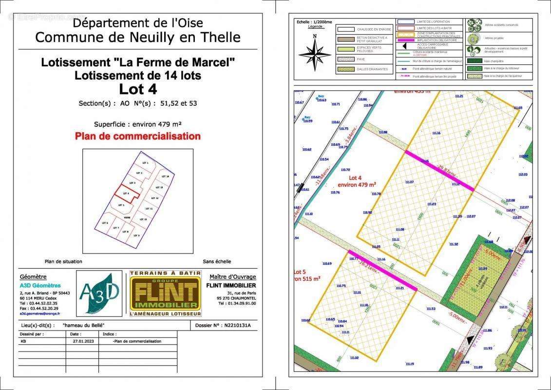 Terrain à NEUILLY-EN-THELLE