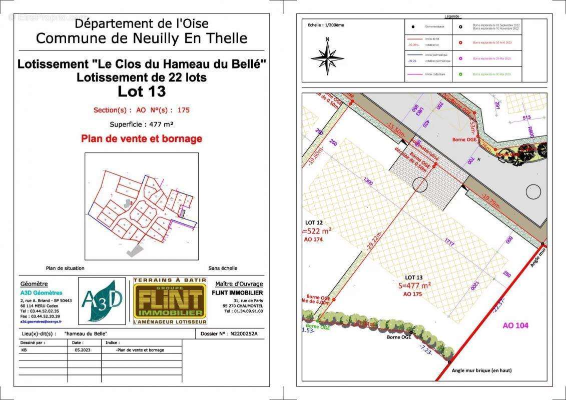 Terrain à NEUILLY-EN-THELLE