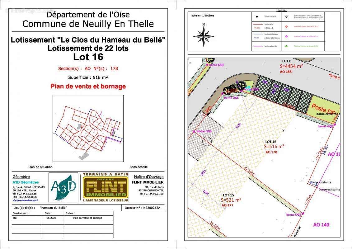 Terrain à NEUILLY-EN-THELLE