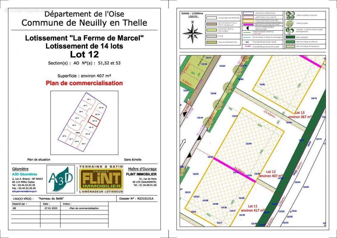 Terrain à NEUILLY-EN-THELLE