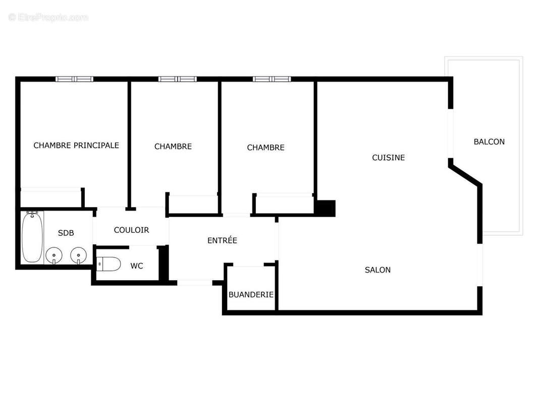 Appartement à LES ANGLES