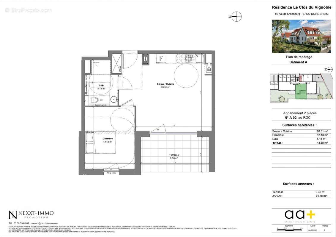 Appartement à DORLISHEIM