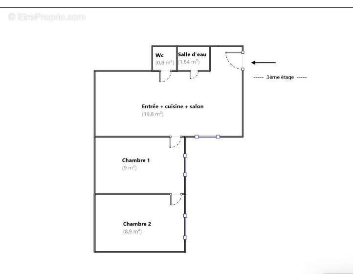 Appartement à AUBERVILLIERS