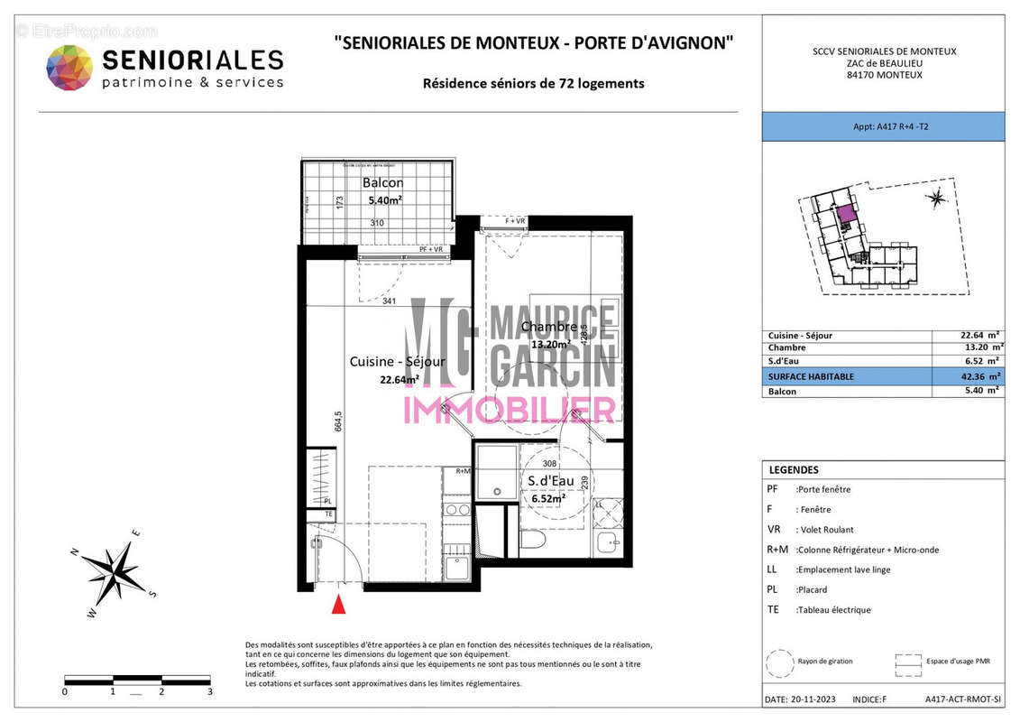 Appartement à MONTEUX