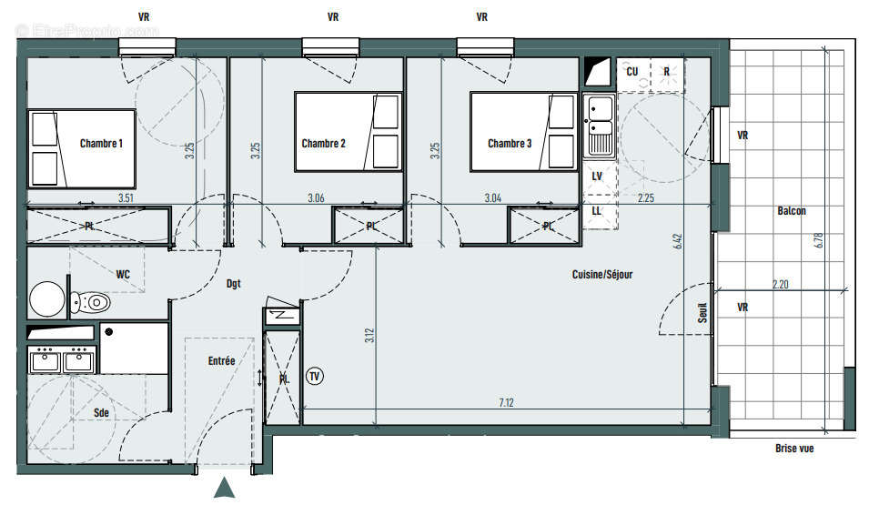 Appartement à GIGNAC