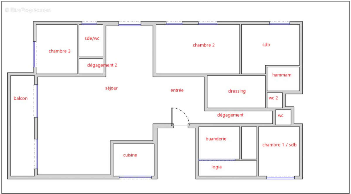 Appartement à MARSEILLE-2E