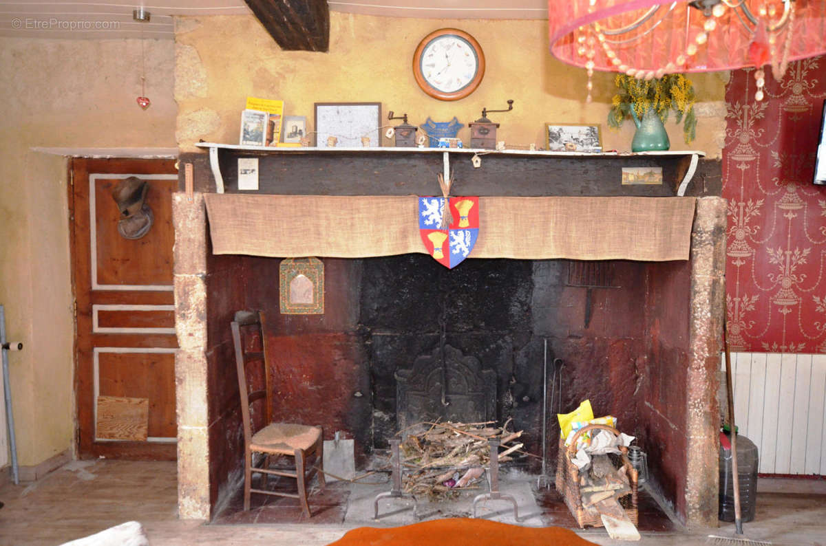 Cheminee - Fireplace - Maison à CAZAUX-D&#039;ANGLES