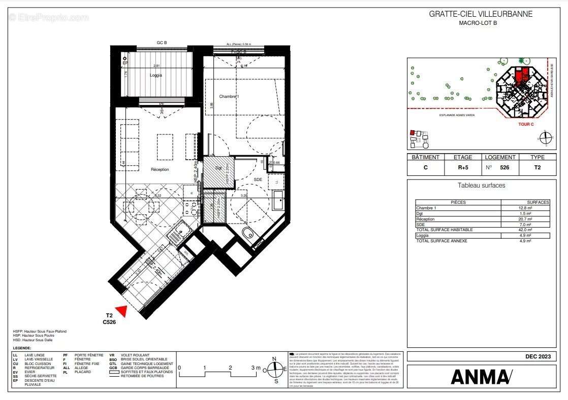 Appartement à VILLEURBANNE