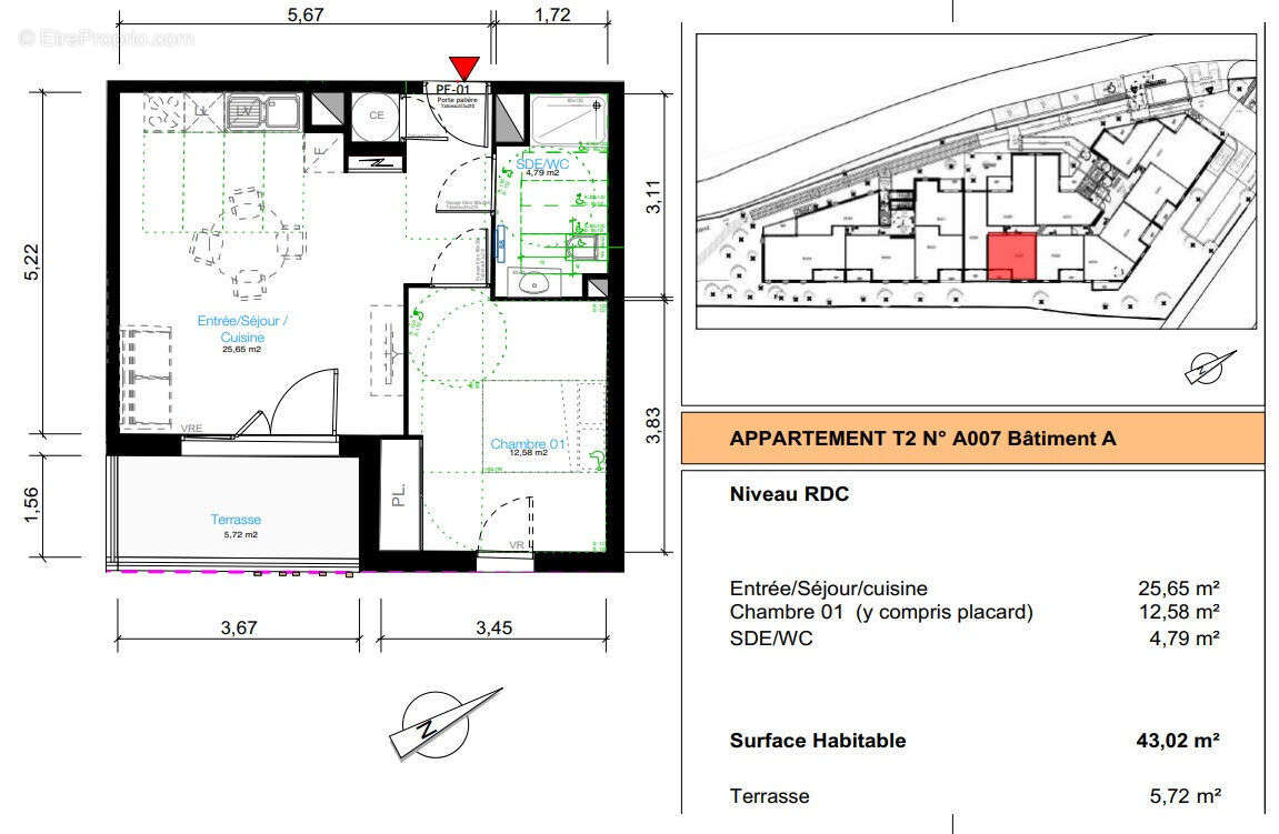 Appartement à BALARUC-LES-BAINS