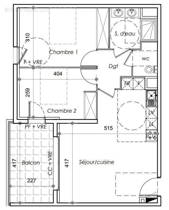 Appartement à LE BARCARES