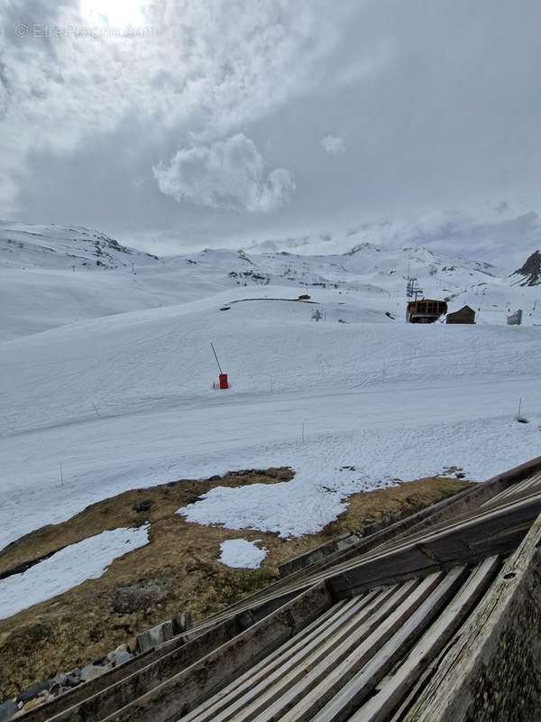 Vue piste - Appartement à ARAGNOUET