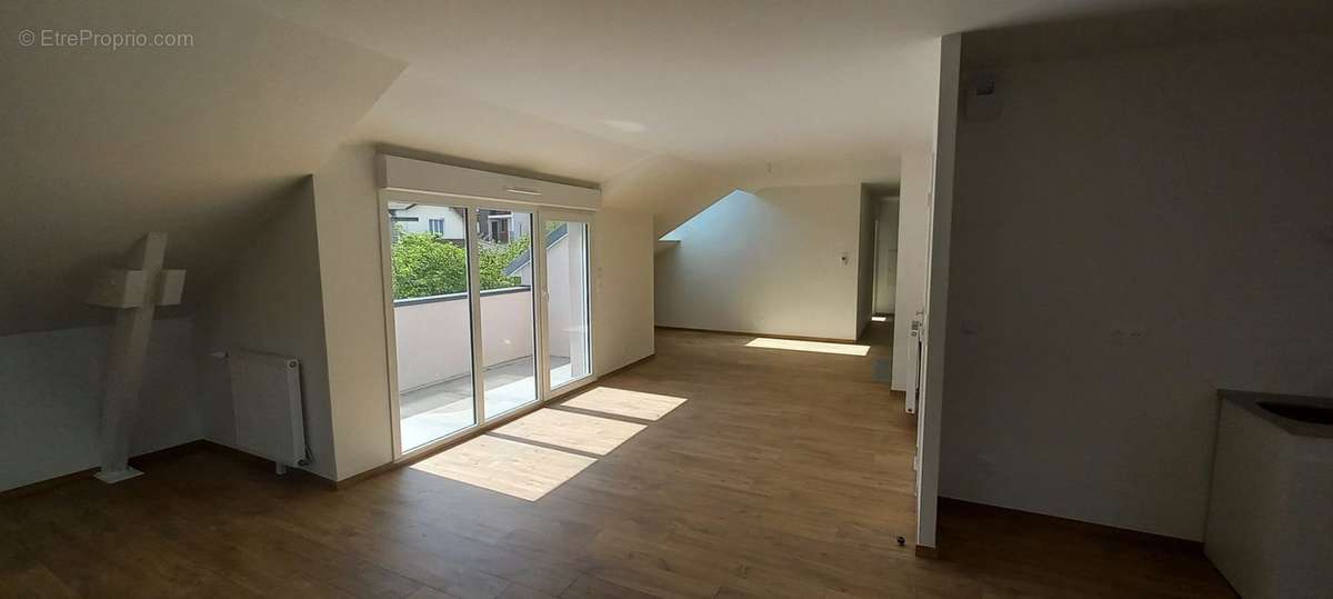 salon sur balcon - Appartement à ROUEN