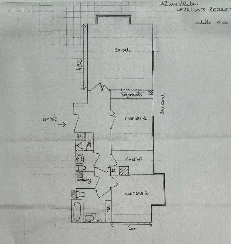 Appartement à LEVALLOIS-PERRET