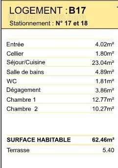 Appartement à VILLENAVE-D&#039;ORNON