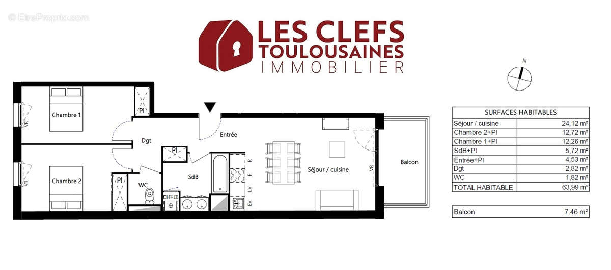 Appartement à TOULOUSE