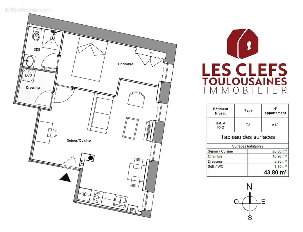 Appartement à TOULOUSE