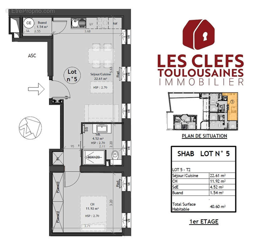 Appartement à TOULOUSE