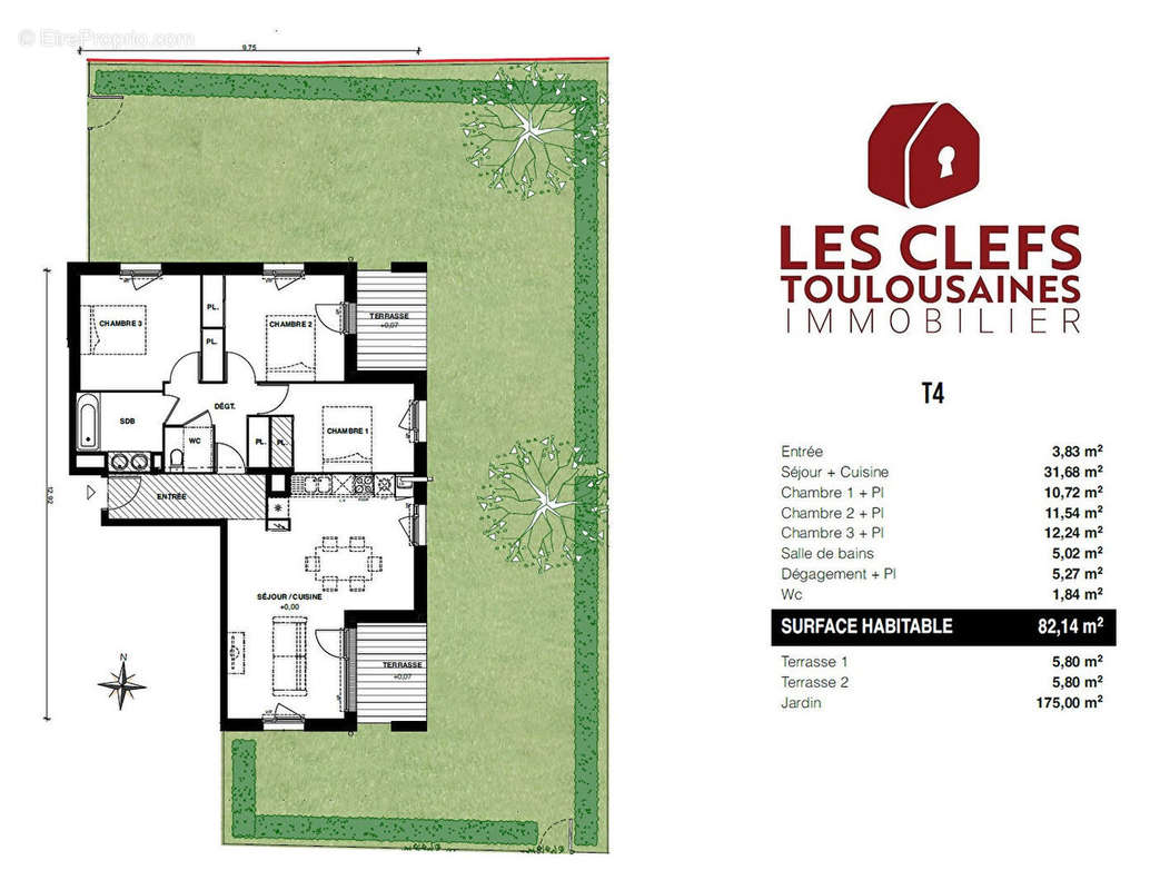 Appartement à TOULOUSE