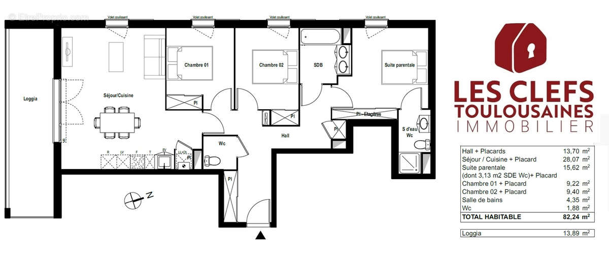 Appartement à L&#039;UNION