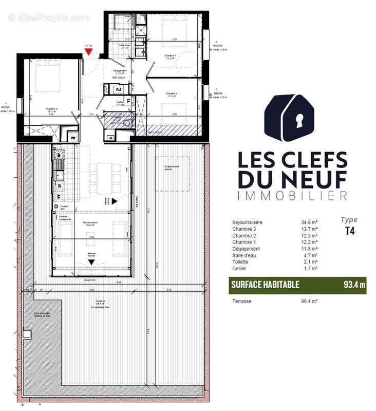 Appartement à TOULOUSE