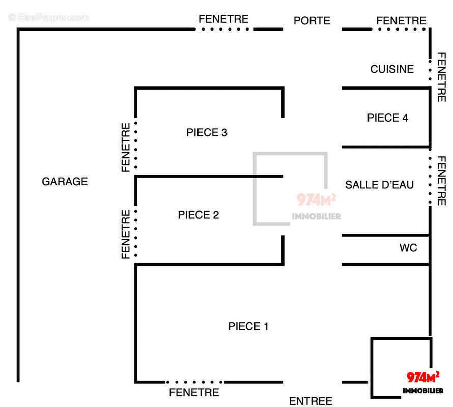 Maison à LA PLAINE-DES-PALMISTES