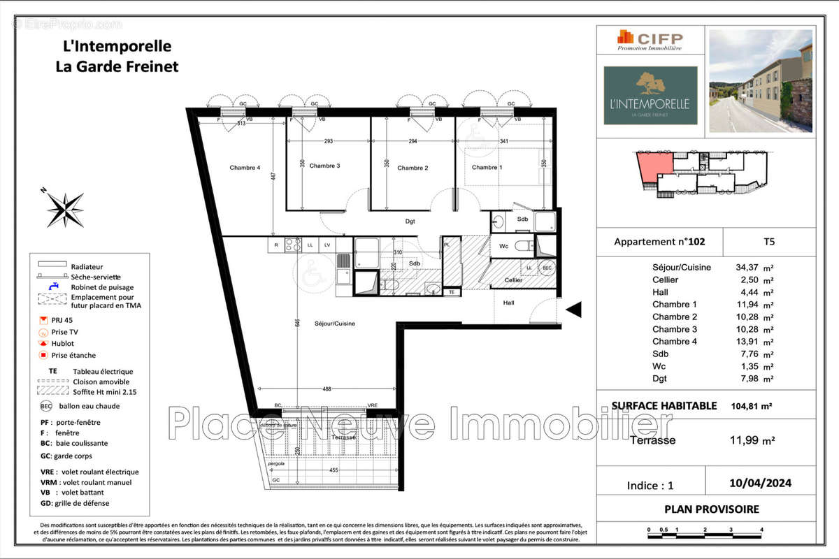 Appartement à LA GARDE-FREINET