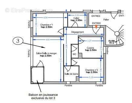 Appartement à BELLEVILLE