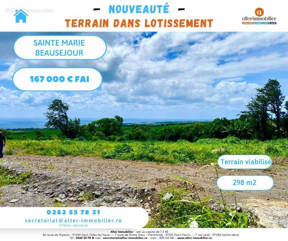 Terrain à SAINTE-MARIE