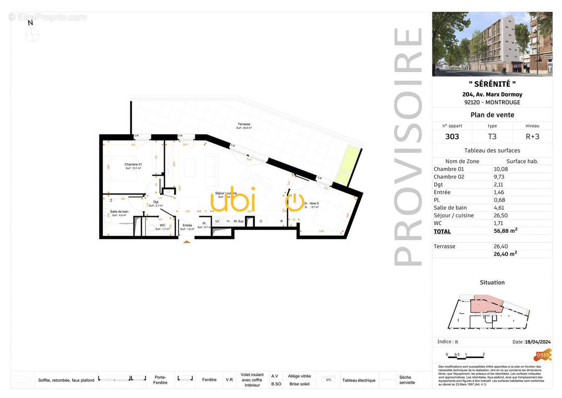 Appartement à MONTROUGE