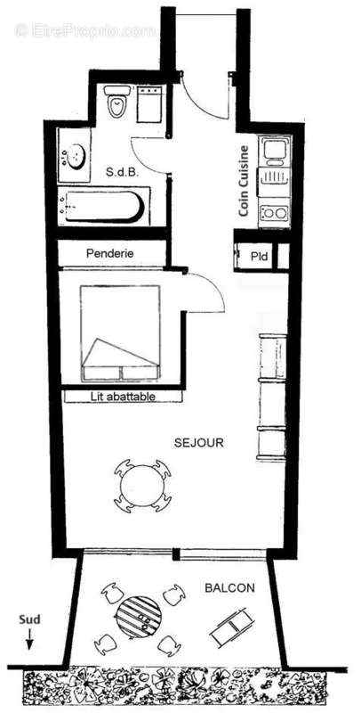 Appartement à VILLENEUVE-LOUBET