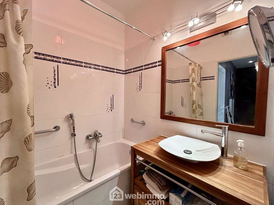 Salle de bains et 2 wc indépendants - Appartement à SAN-MARTINO-DI-LOTA