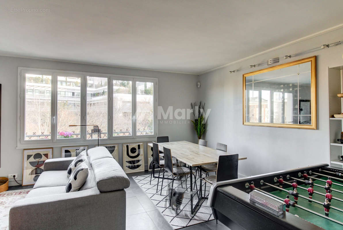 Salon  - Appartement à BOULOGNE-BILLANCOURT