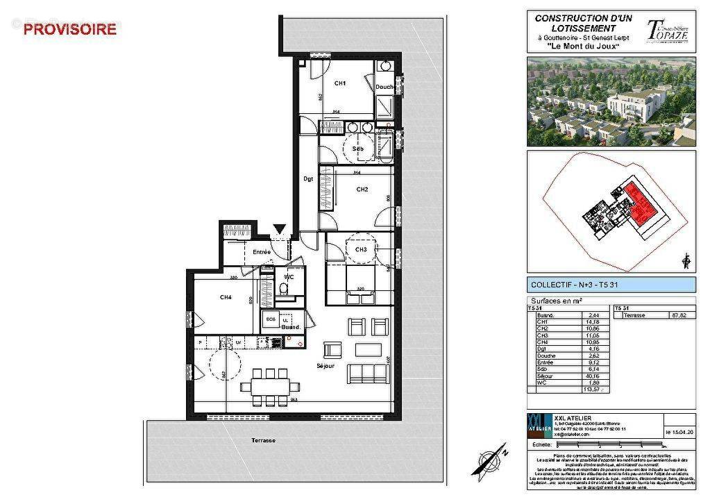 Photo 1 - Appartement à SAINT-GENEST-LERPT