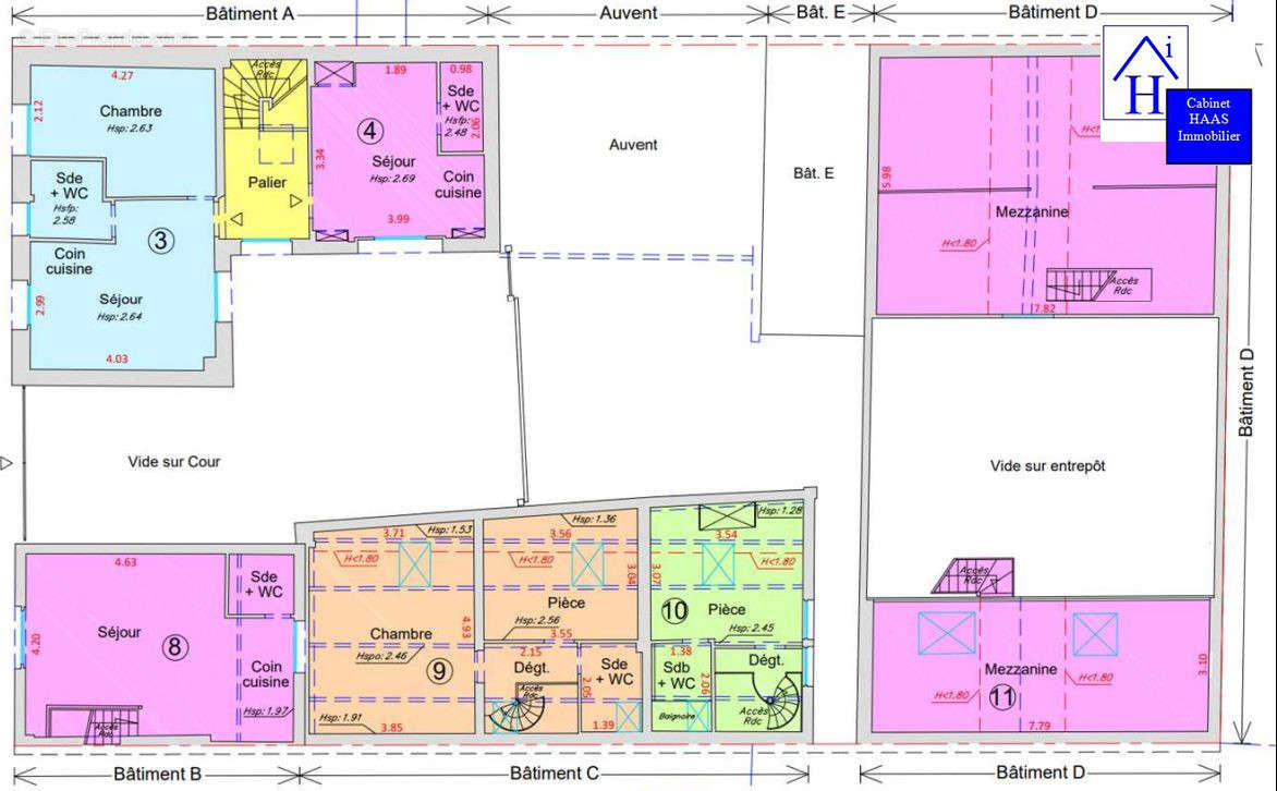 Plan R+1 - Appartement à SAINT-MAUR-DES-FOSSES