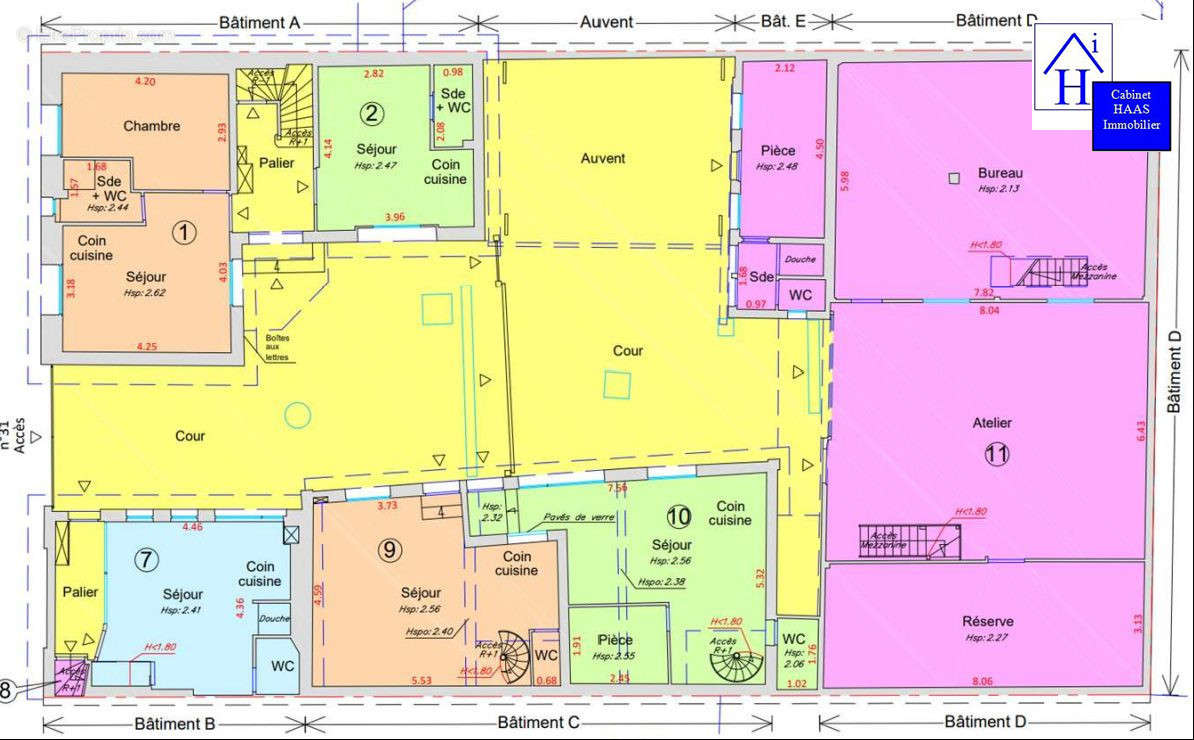 Plan RDC - Appartement à SAINT-MAUR-DES-FOSSES