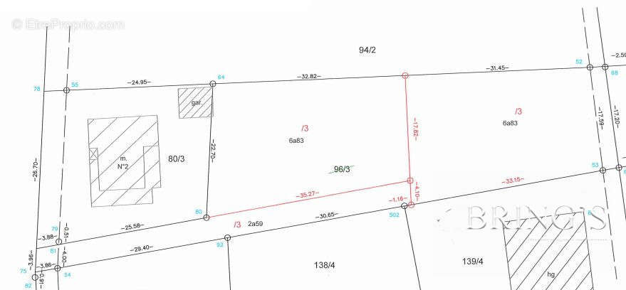 Projet division parcellaire - Terrain à ENSISHEIM