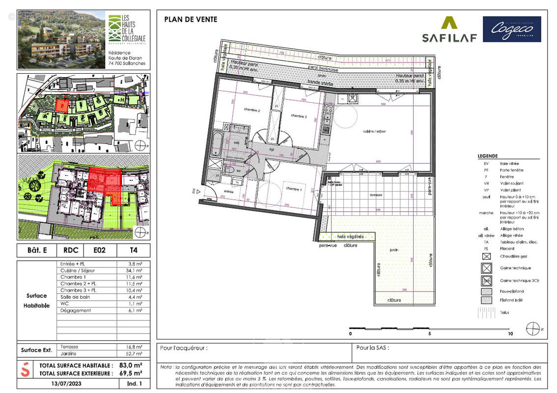 Appartement à SALLANCHES