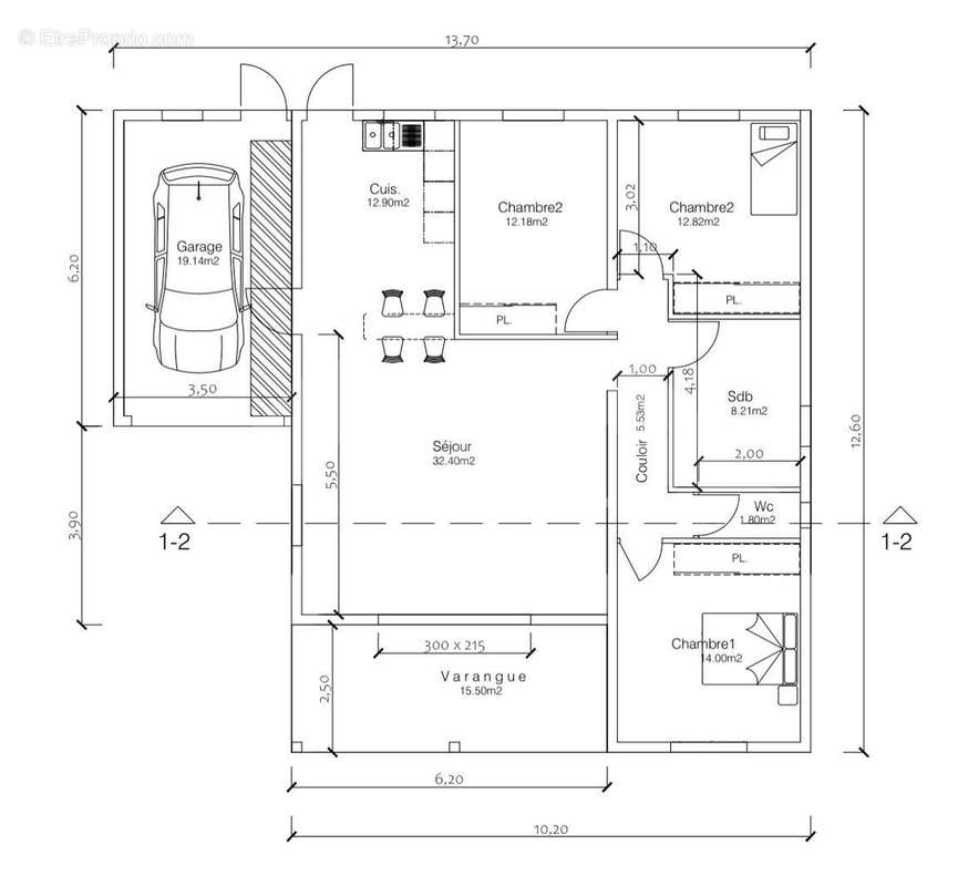 Maison à PETITE-ILE