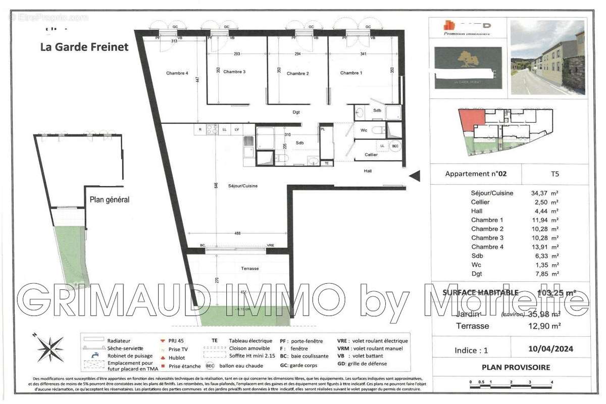 Appartement à LA GARDE-FREINET