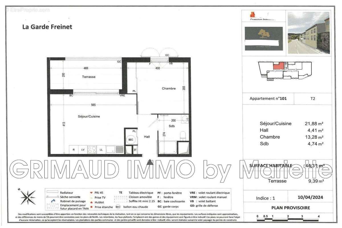 Appartement à LA GARDE-FREINET