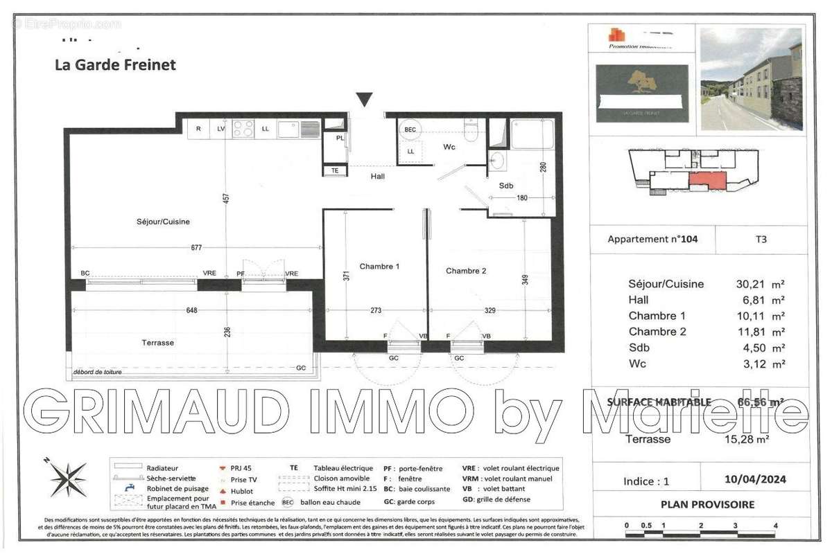 Appartement à LA GARDE-FREINET