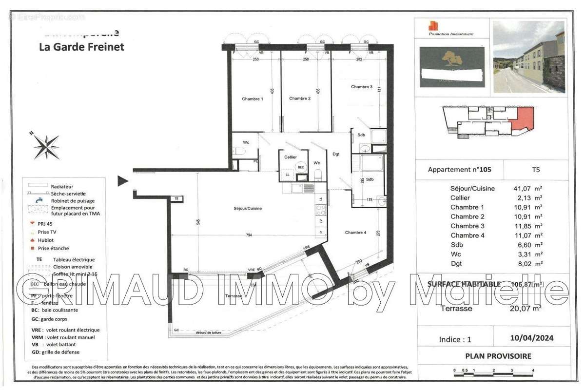 Appartement à LA GARDE-FREINET