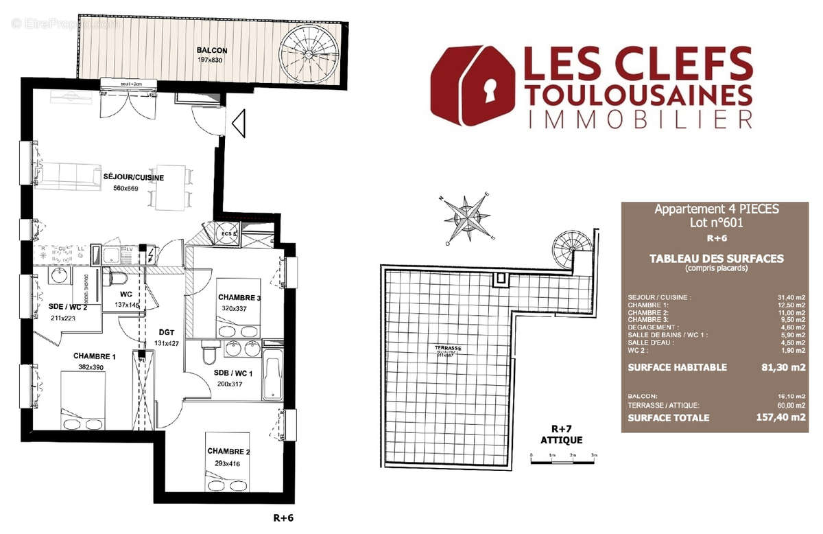 Appartement à TOULOUSE