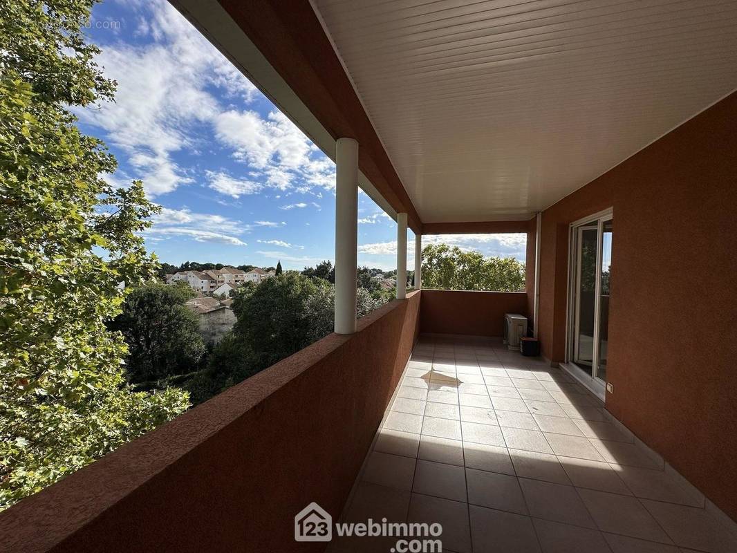 Terrasse de 22 m² - Appartement à MONTPELLIER