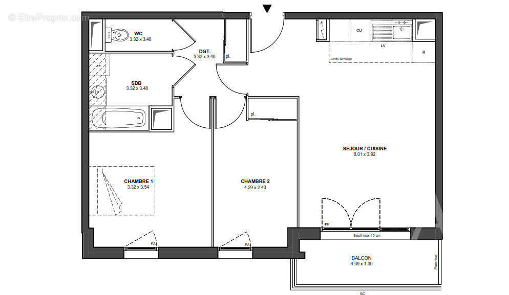 Appartement à CHATILLON