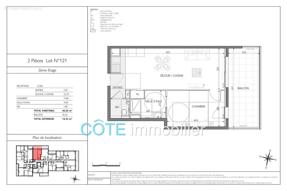 Appartement à VALLAURIS