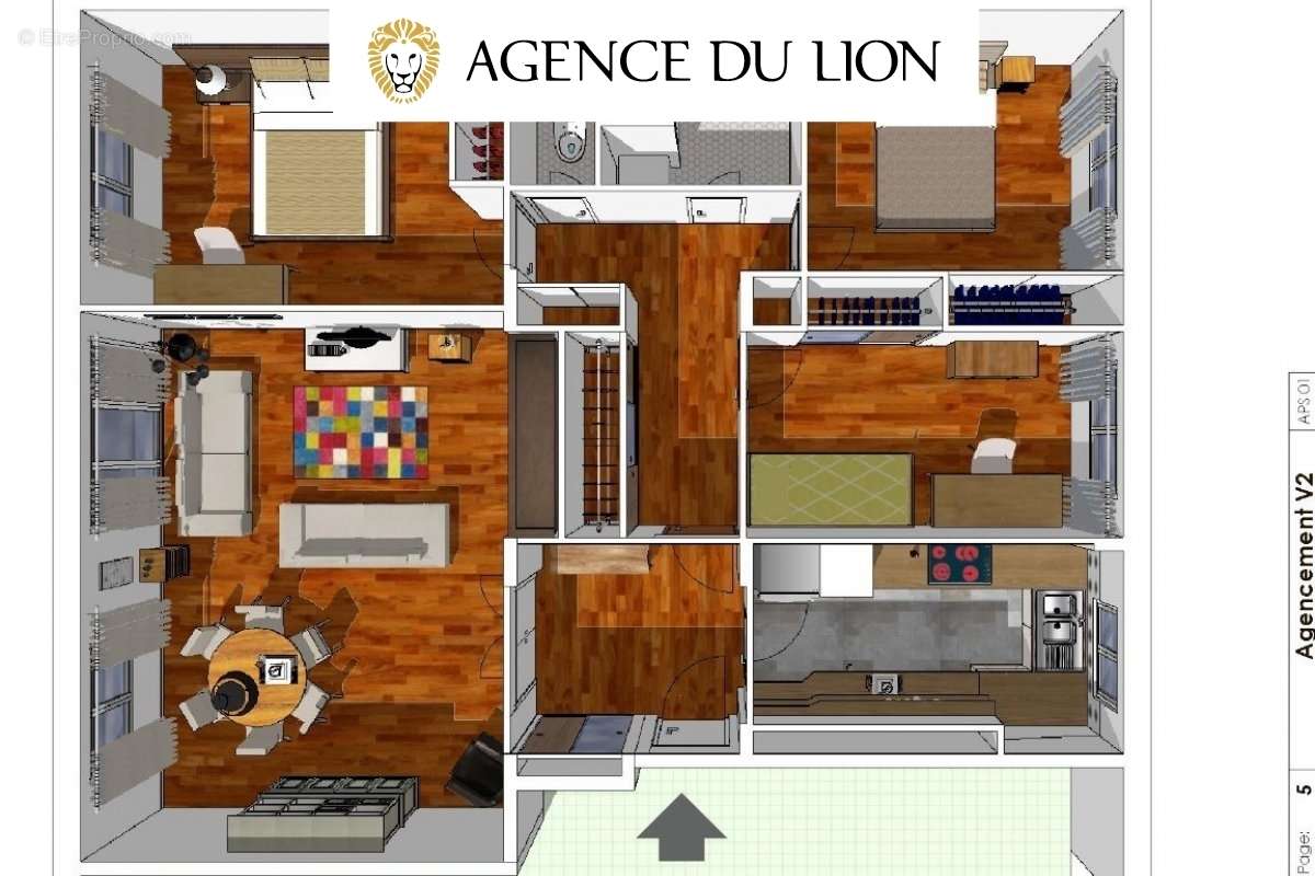 Appartement à PARIS-20E